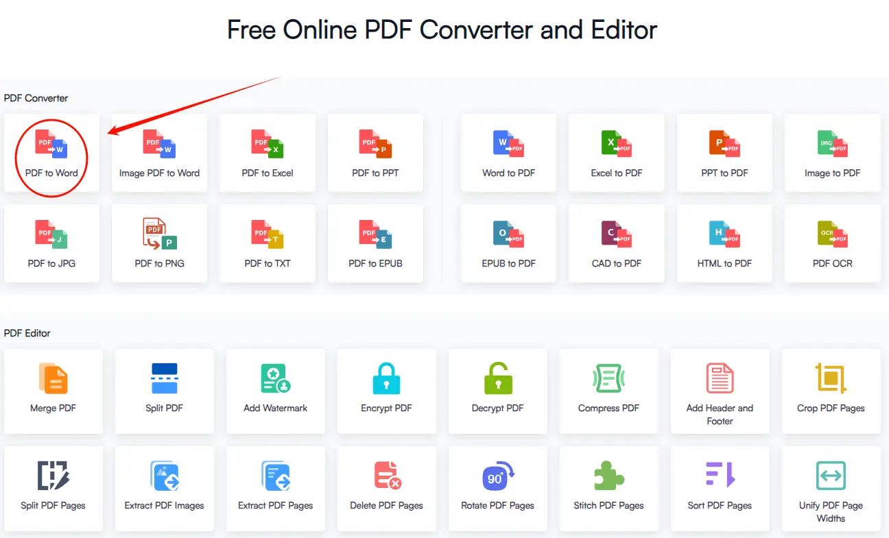 How-to-Use-Fonwork-PDF-to-Word-step-1