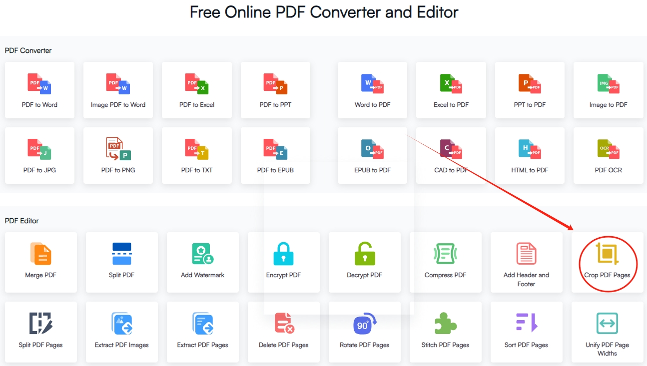 How-to-Use-Fonwork-Crop-PDF-Pages-step-1