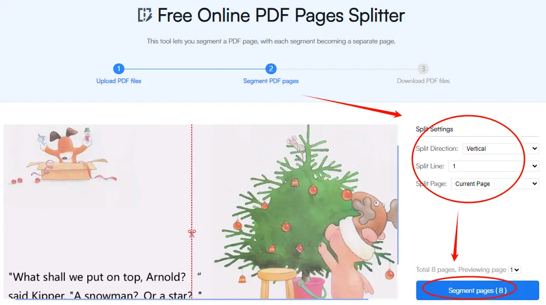 How-to-Use-Fonwork-Split-PDF-Pages-step-3