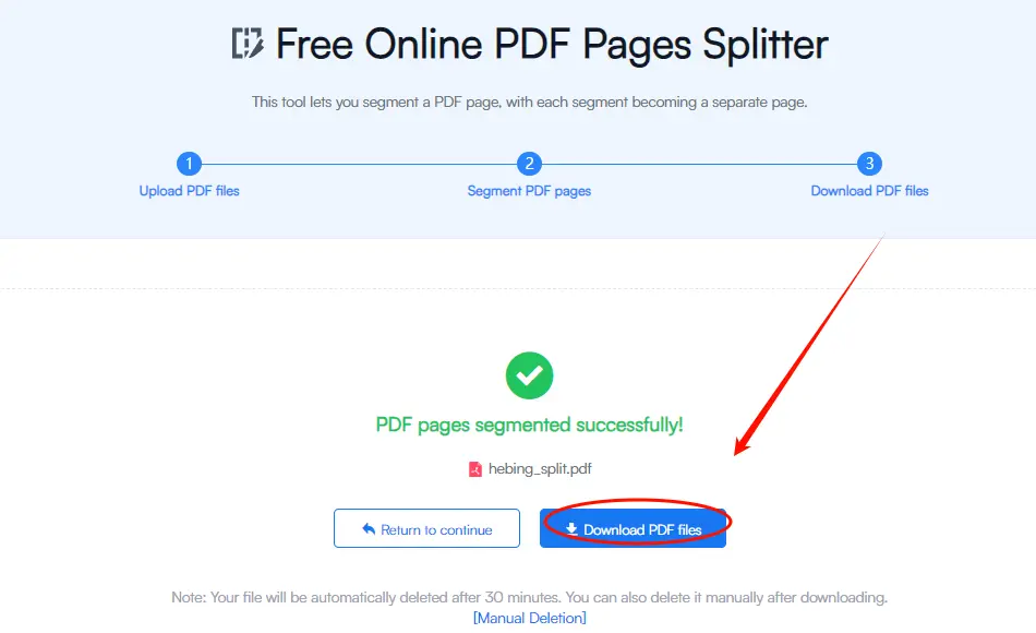 How-to-Use-Fonwork-Split-PDF-Pages-step-4