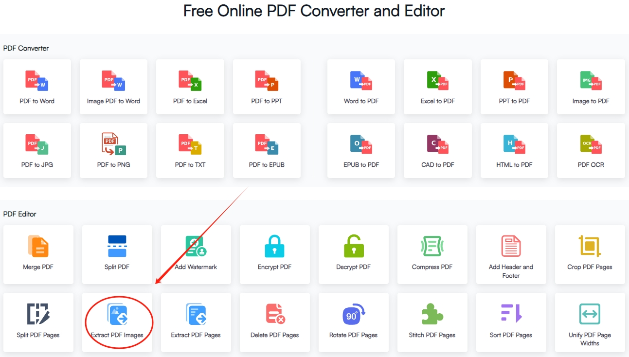 How-to-Use-Fonwork-Extract-PDF-Images-step-1