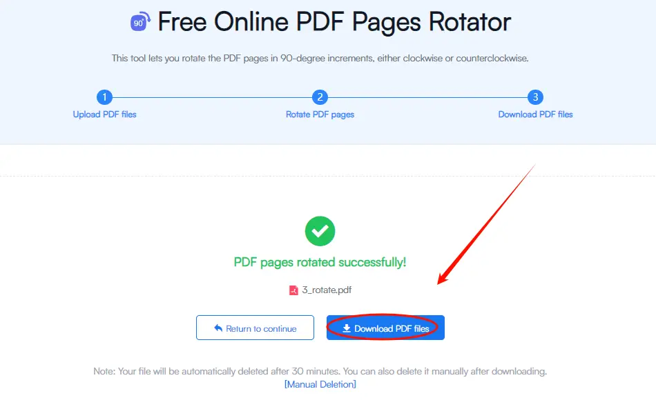 How-to-Use-Fonwork-Rotate-PDF-Pages-step-4