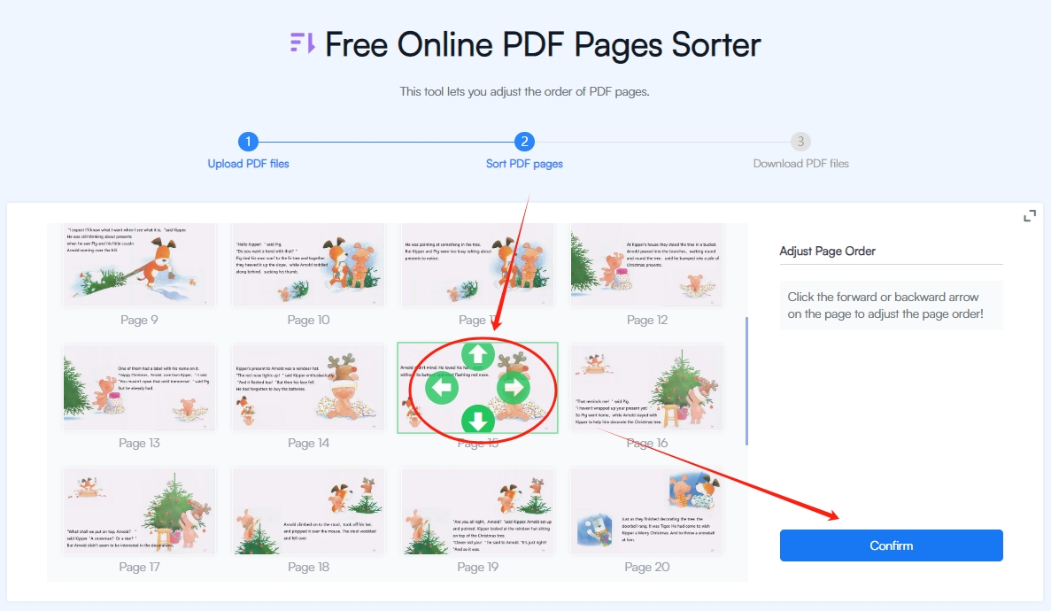 How-to-Use-Fonwork-Sort-PDF-Pages-step-3