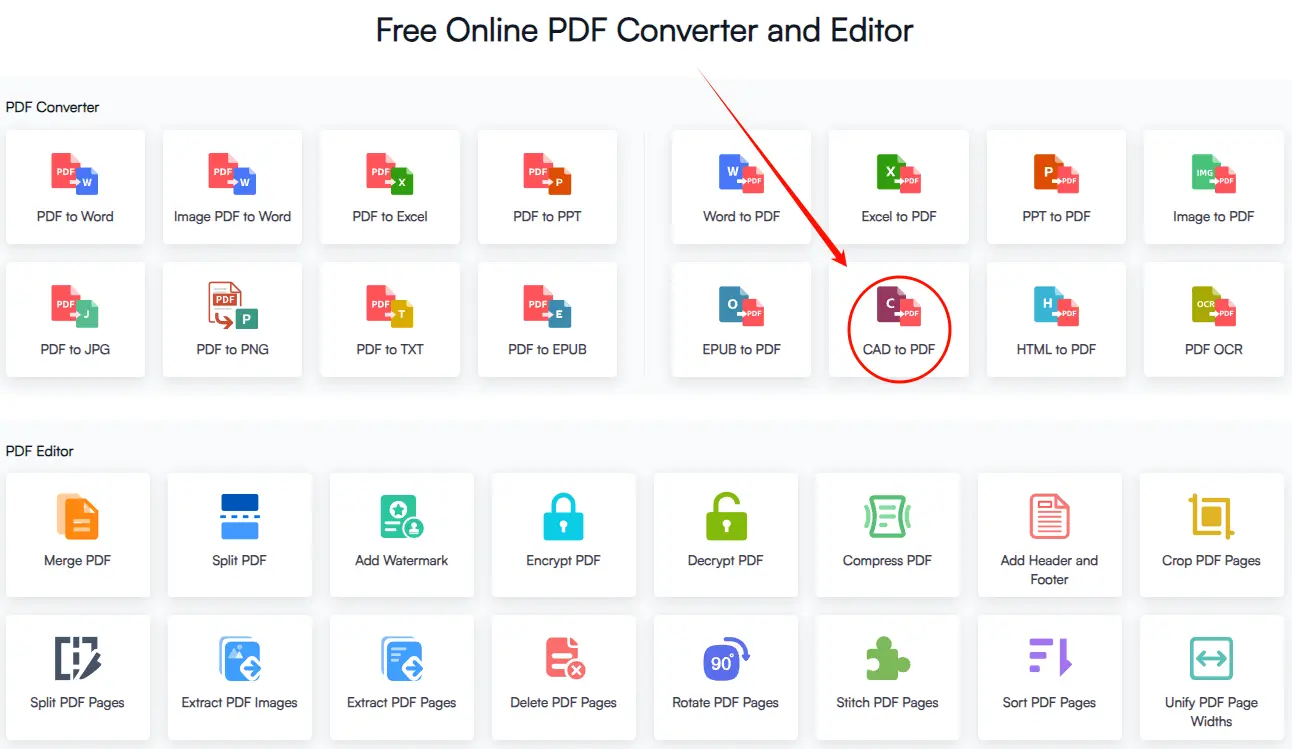 How-to-Use-Fonwork-CAD-to-PDF-step-1