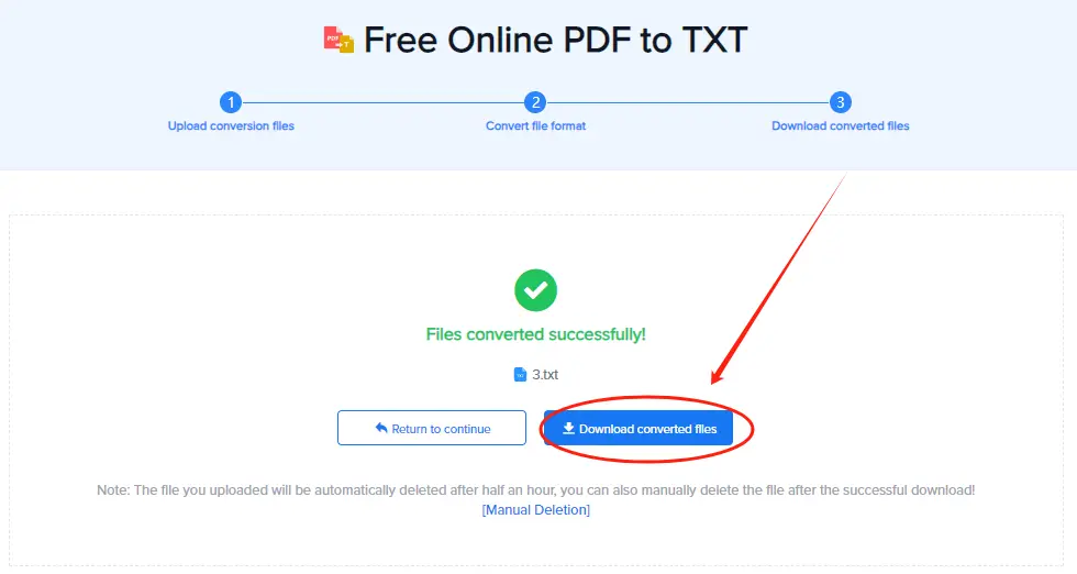 How-to-Use-Fonwork-PDF-to-TXT-step-4