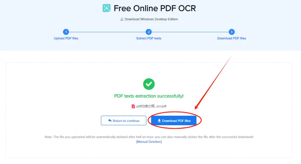 How-to-Use-Fonwork-PDF-to-Text(OCR)-step-4