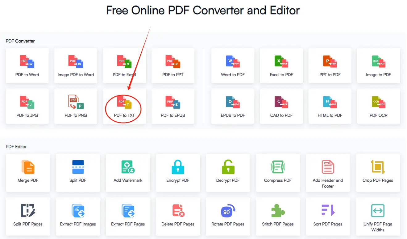 How-to-Use-Fonwork-PDF-to-TXT-step-1