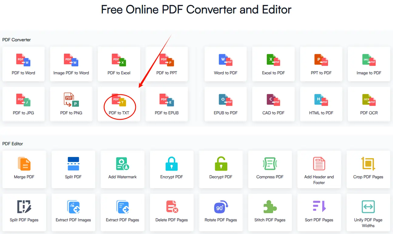 How-to-Use-Fonwork-PDF-to-Text(OCR)-step-1-Homepage