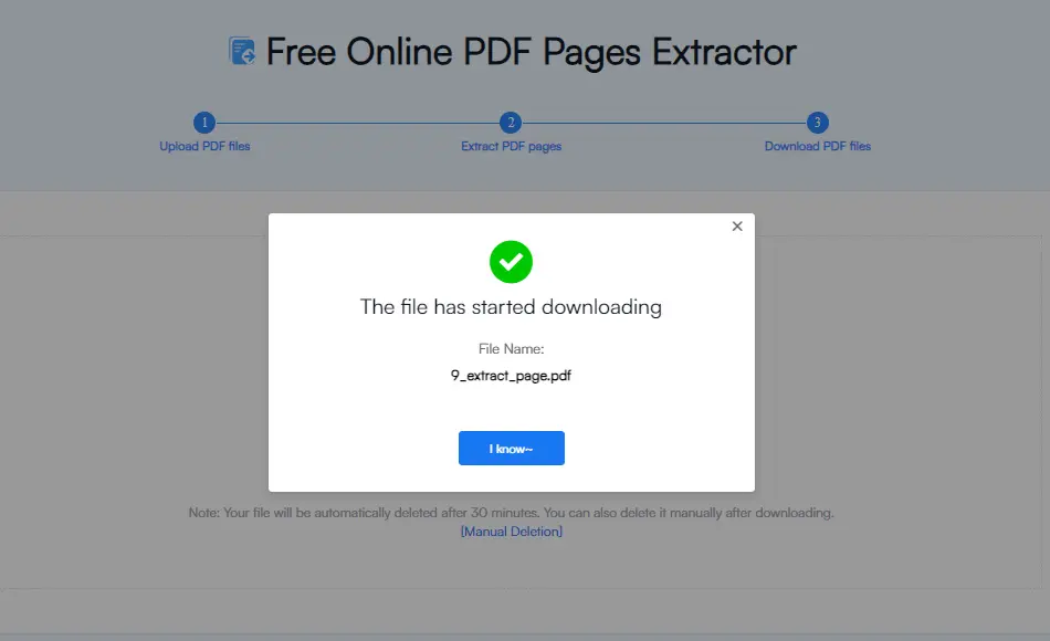 How-to-Use-Fonwork-Extract-PDF-Pages-step-5