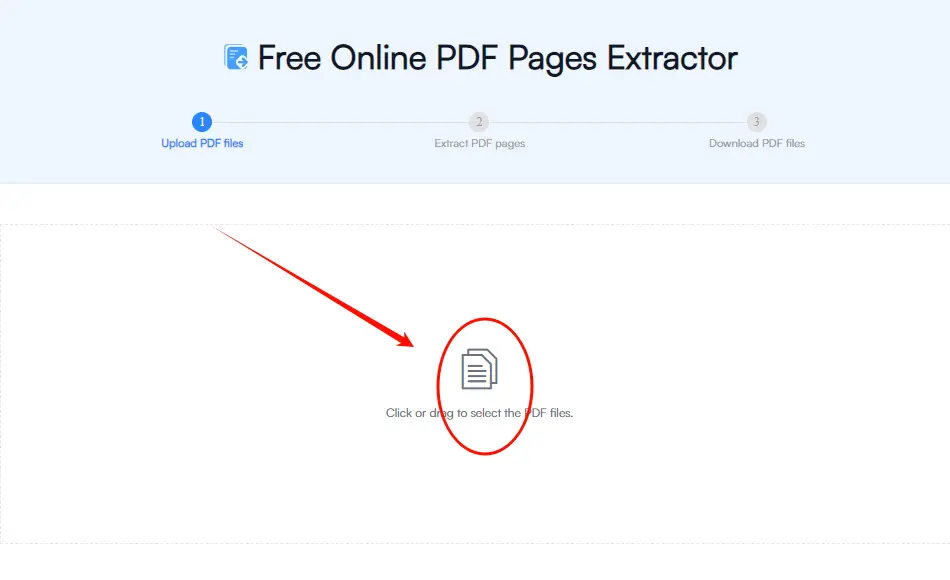 How-to-Use-Fonwork-Extract-PDF-Pages-step-2