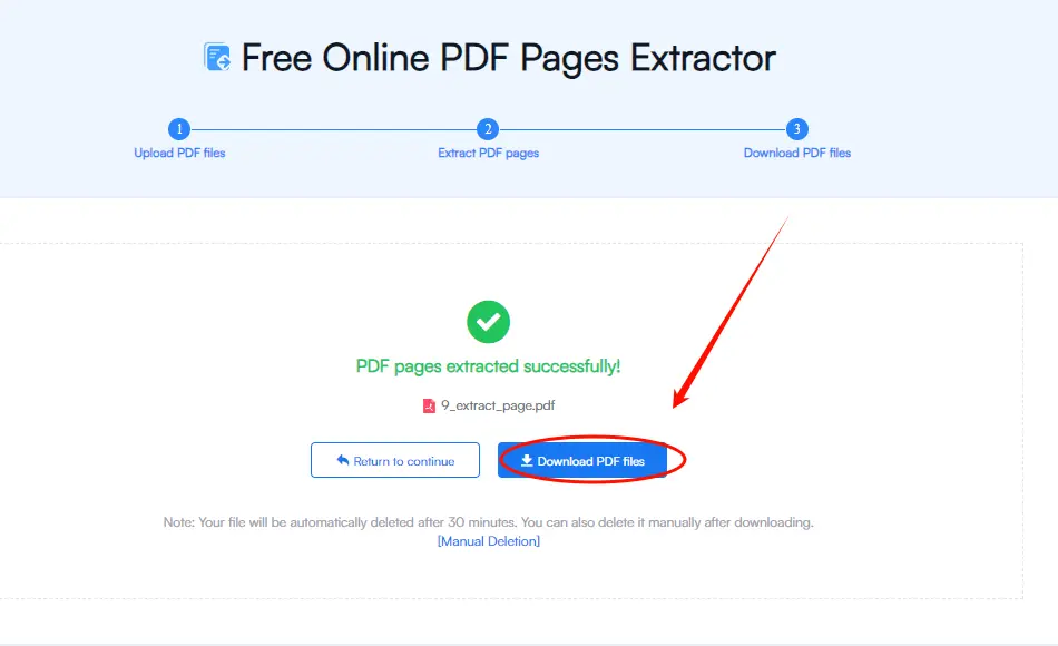 How-to-Use-Fonwork-Extract-PDF-Pages-step-4